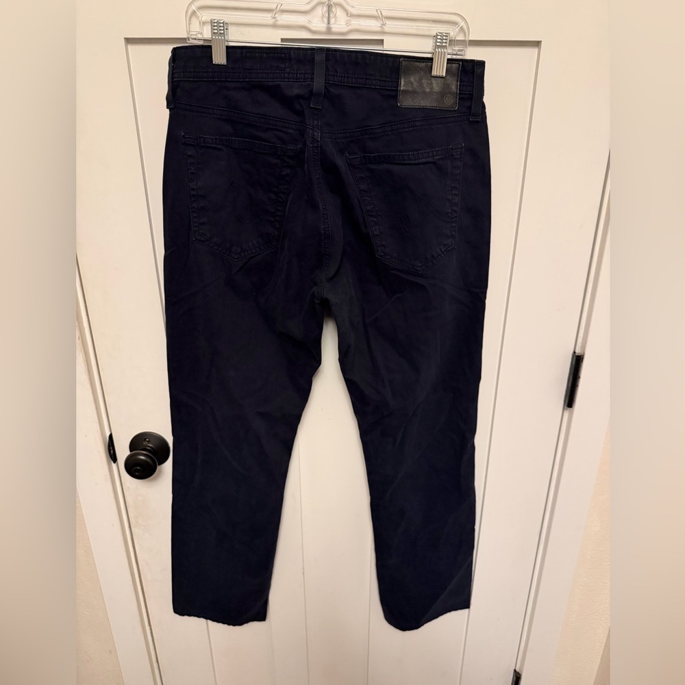 AG EVERETT Men’s Sim Straight Leg Pants 32/29 Black Casual - Picture 4 of 11
